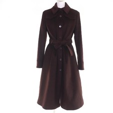 Manteau Long Ceinturé En