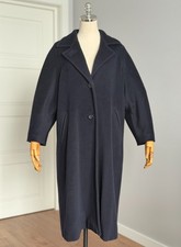 Manteau long oversize en laine