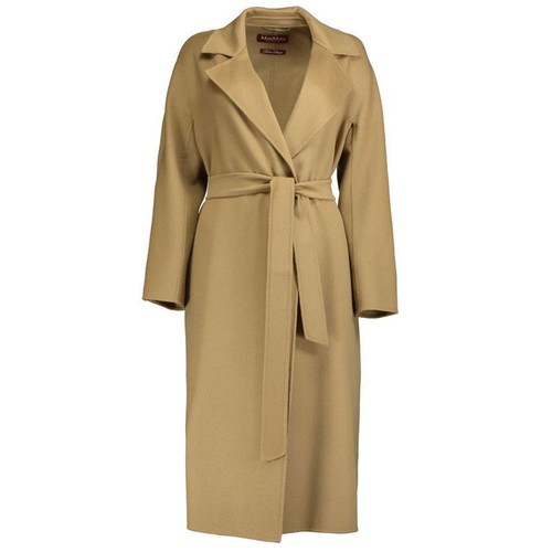 Maxmara manteau laine beige - maxmara, en