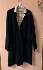 Manteau Long Noir En Laine Max